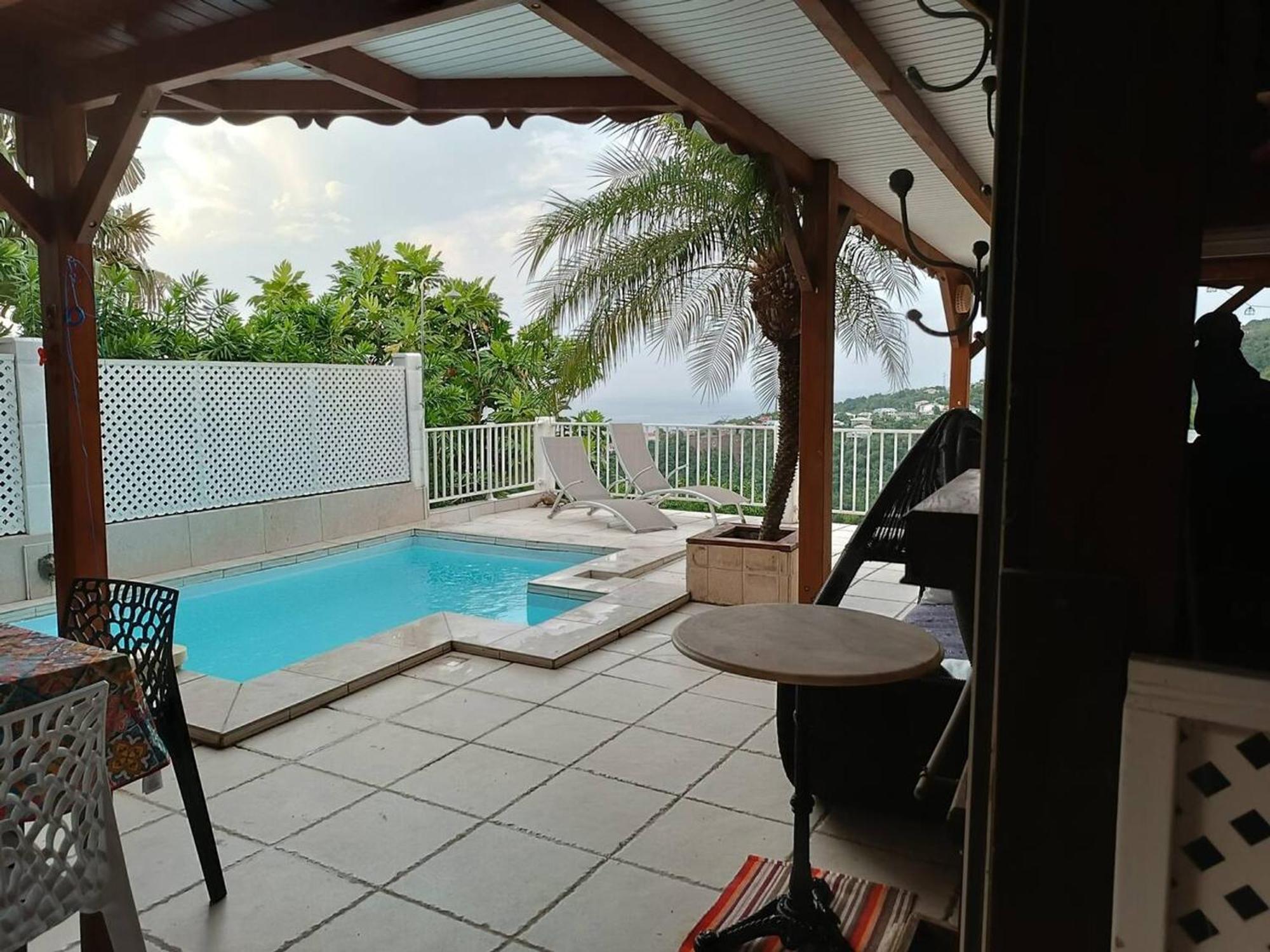 Villa Avec Vue Sur Mer A Vieux Habitants Piscine Extérieur photo