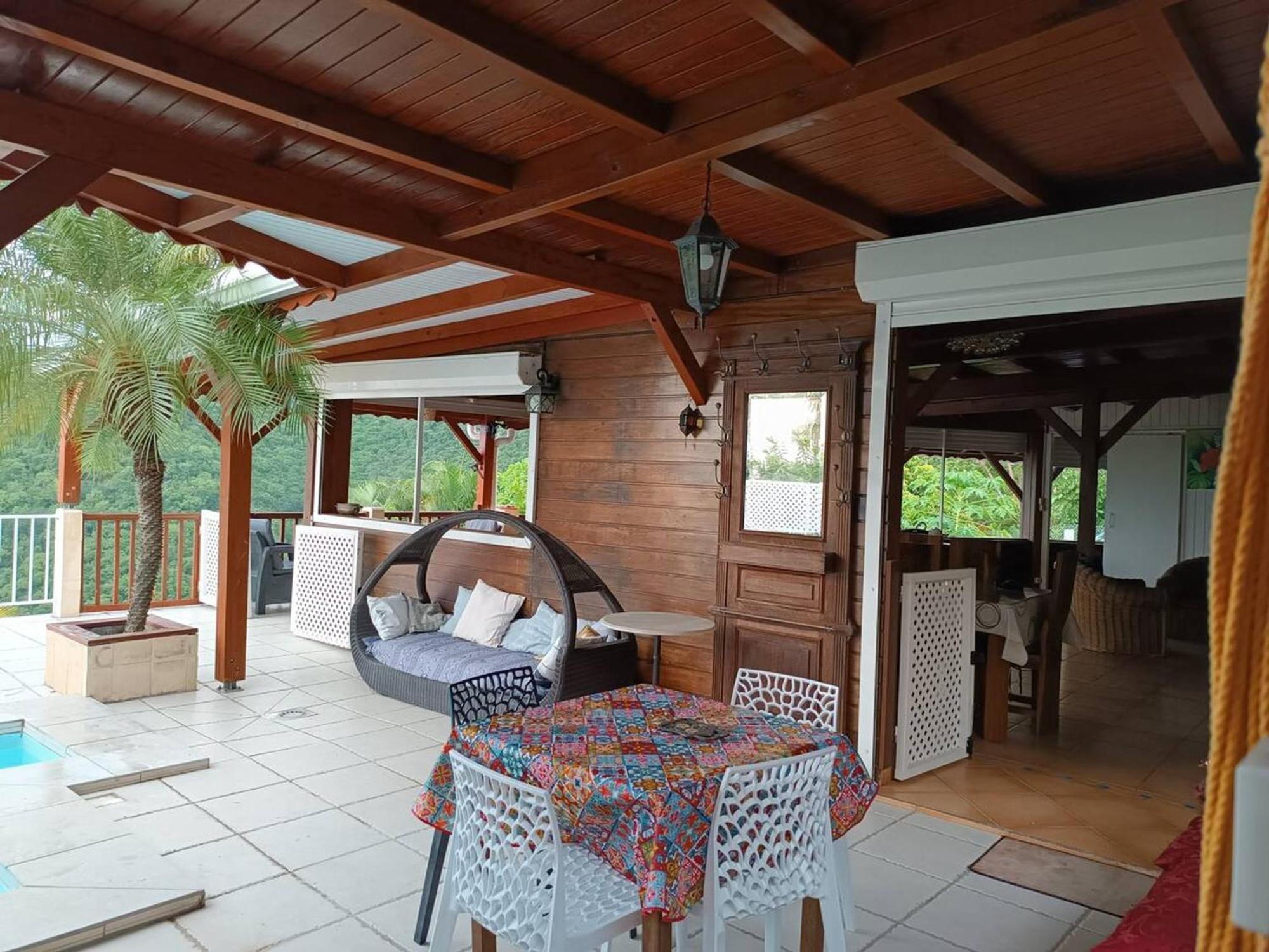 Villa Avec Vue Sur Mer A Vieux Habitants Piscine Extérieur photo